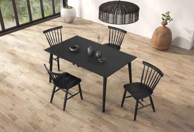 Beale Dining Table Walnut & Black