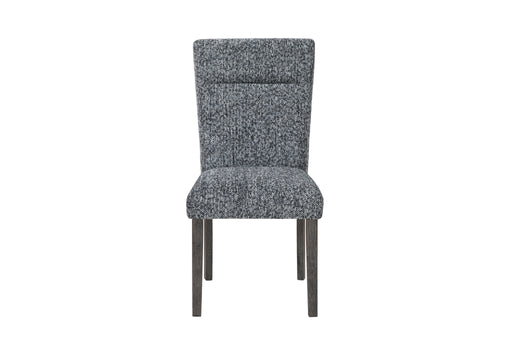 D86 Grey Dining Chair with Brown Legs