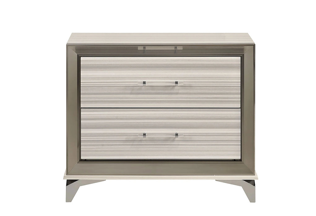 Zambrano White Nightstand