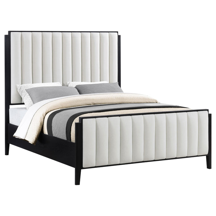 Brookmead 60-inch Upholstered Bed Black