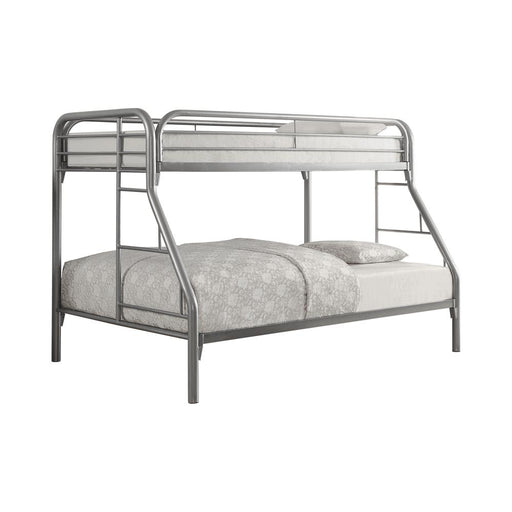 Morgan Twin Over Full Bunk Bed Silver image