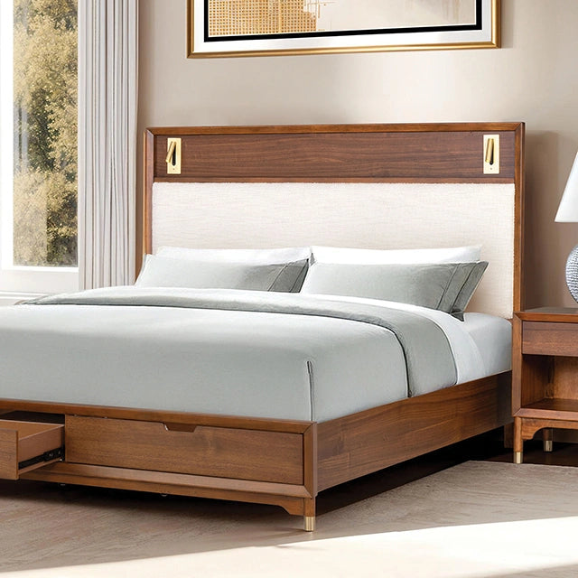 Hepburne E.King & Queen Bed With Storage & Without Storage