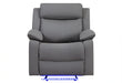U6026 Pu 72A Glider Recliner with LED