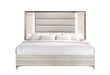 Zambrano White Bed with LED
