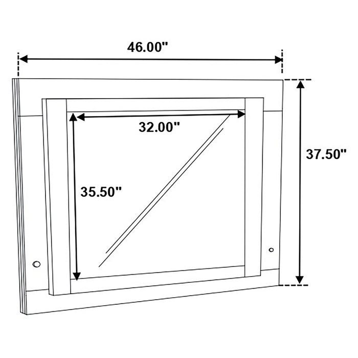Jeremaine 5 Pc Bedroom Sets White