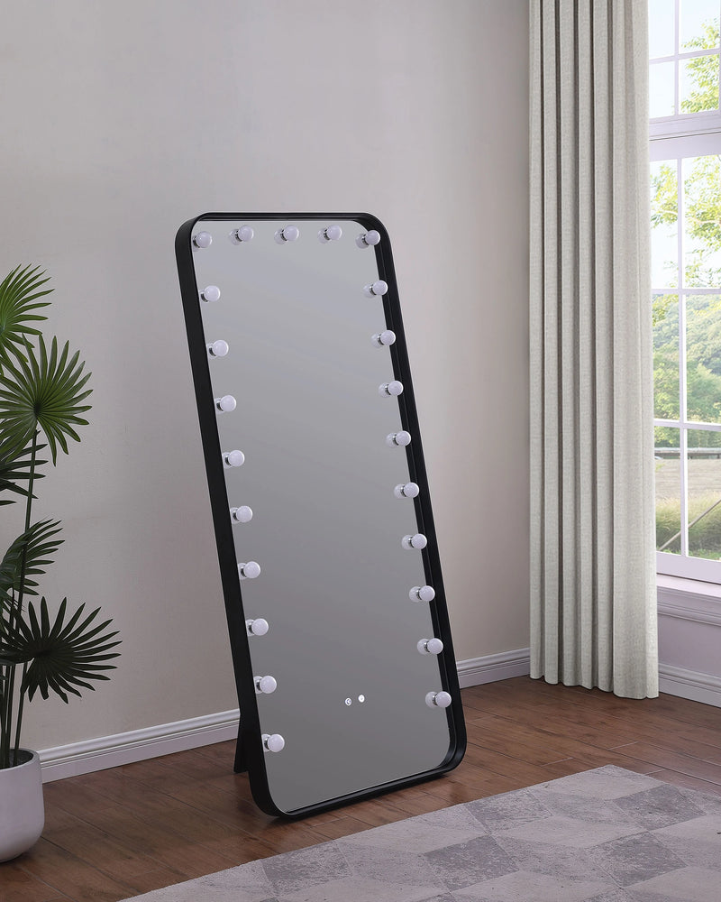 Canton Standing Mirror with LED Lighting and Bluetooth Speaker