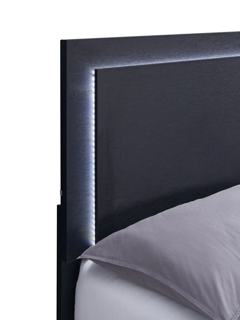 Marceline Panel Bed with LED Lighting