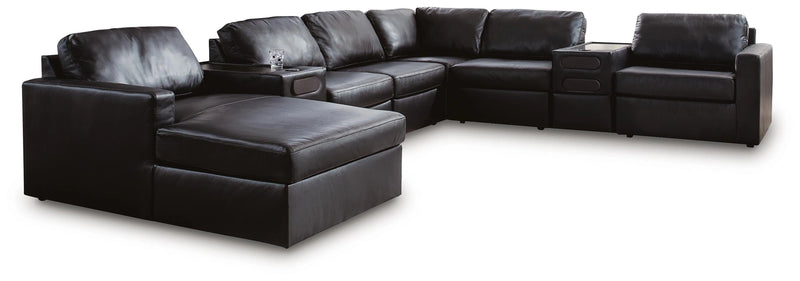 Modmax II Sectional with Chaise and Audio Consoles