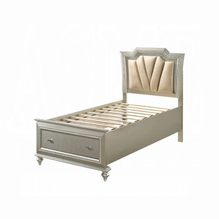 Kaitlyn Full Bed With Led and Storage