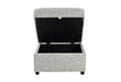 U9401 Nickel Sofa Bed Ottoman with Storage