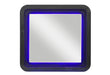 Beckett Wht/Blk Mirror W/ LED