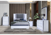 Ylime Smooth White Mirror with LED
