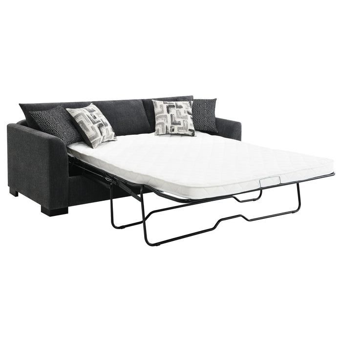 Storey Upholstered Sleeper Sectional Chaise Sofa