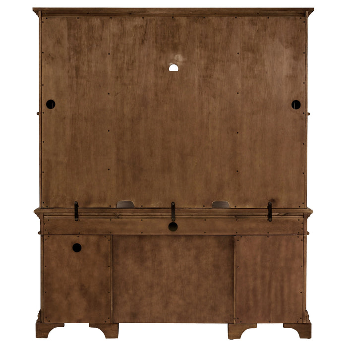 Hartshill Credenza Desk with Hutch