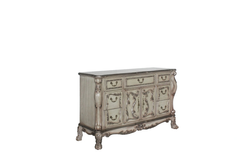 Dresden Vintage Bone White Dresser
