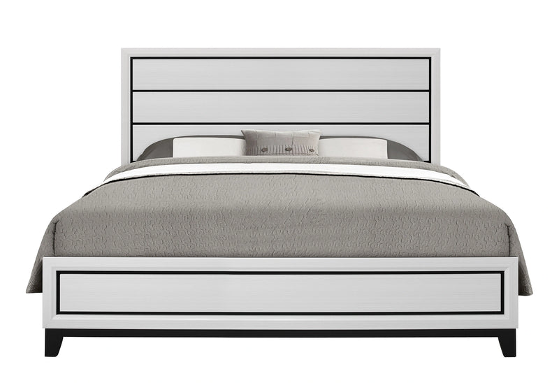 Kate Bed, Dresser, Mirror, Nightstand
