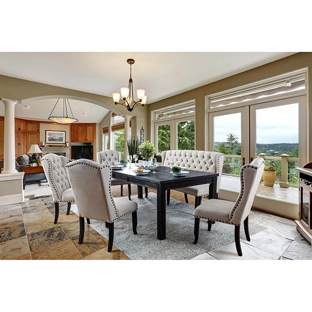 Sania 7 Pc Dining Table Set