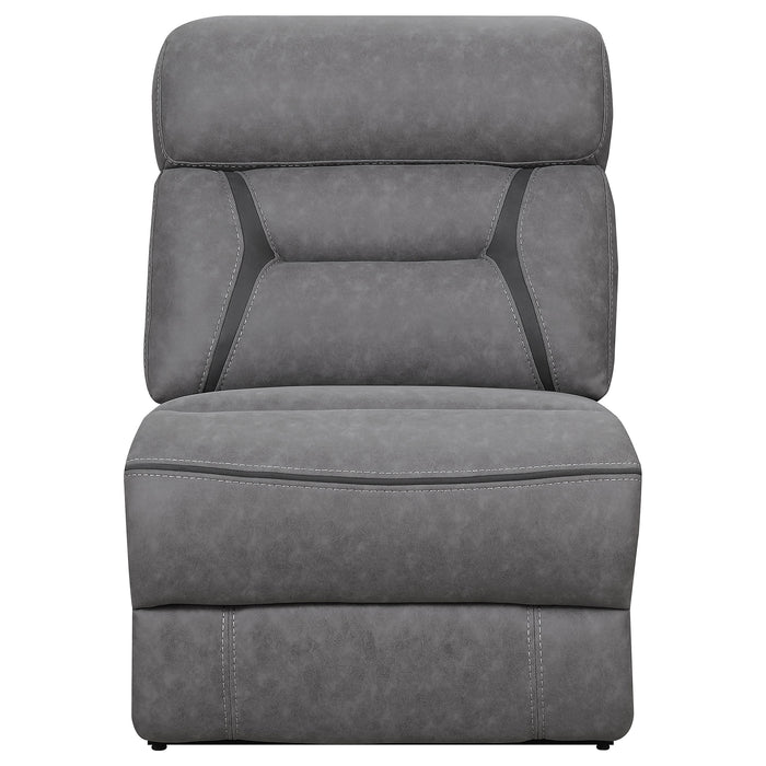 Higgins Reclining Grey Sectional