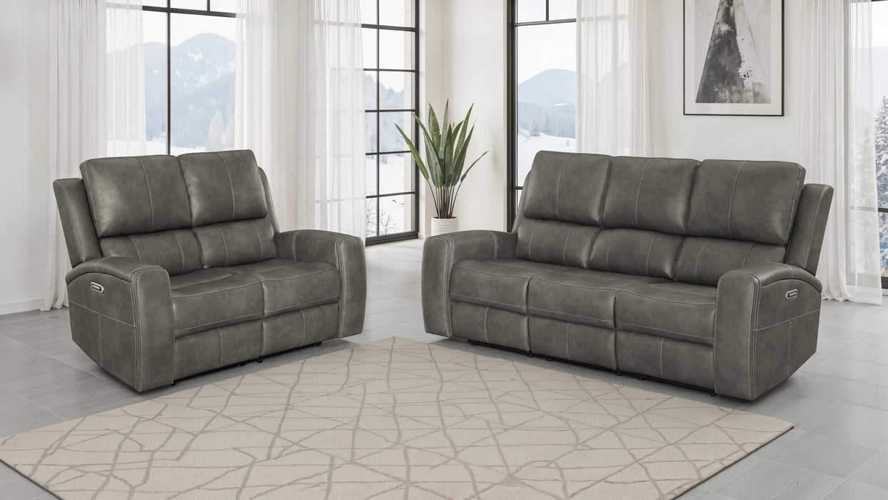 Brickston Triple Power Reclining Sofa Set
