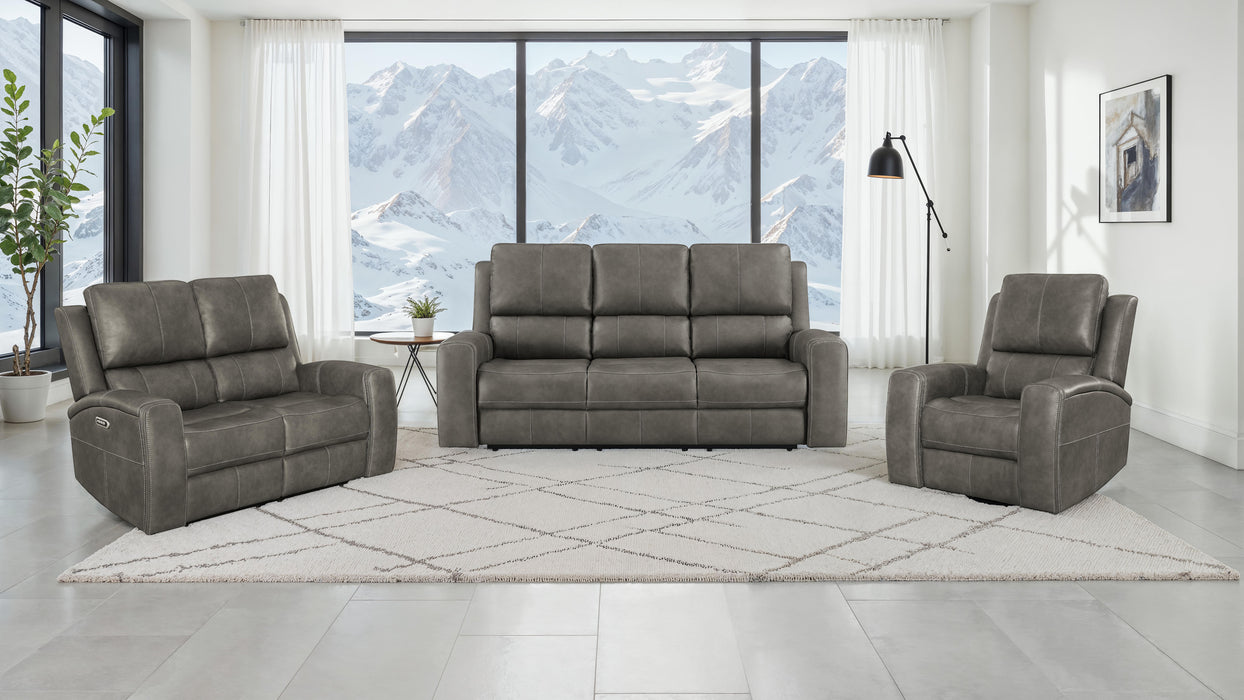 Brickston Triple Power Reclining Sofa Set
