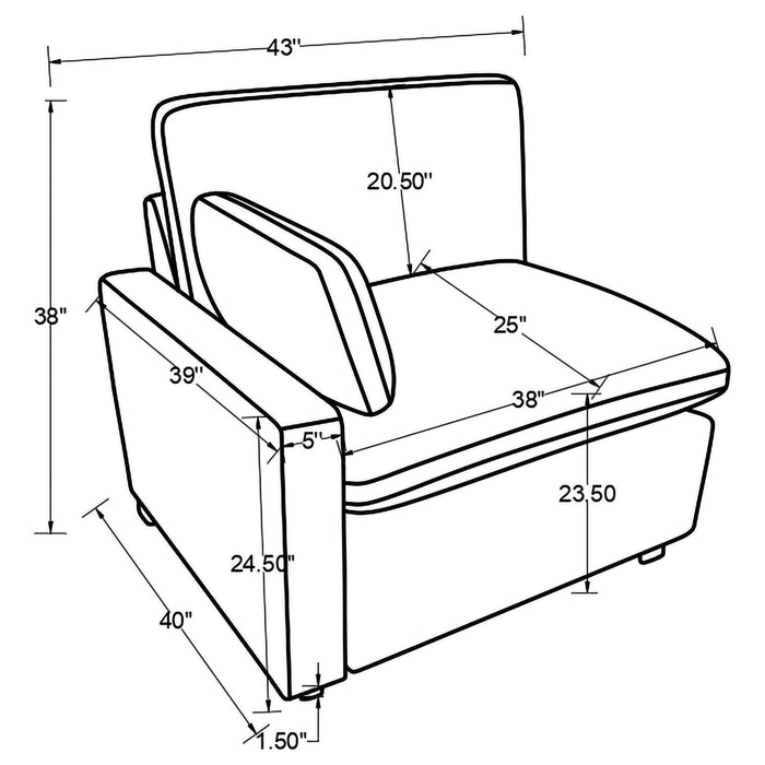 Collins Recling Sectionals