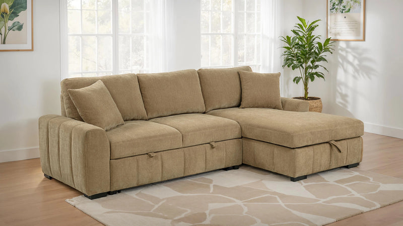 Pastrana Pull-Out Sleeper Sectional Sofa