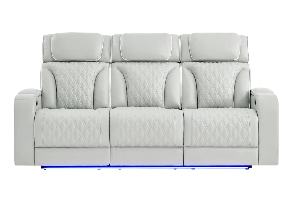 U8611 Blanche Power Reclining Sofa with PHR and LED