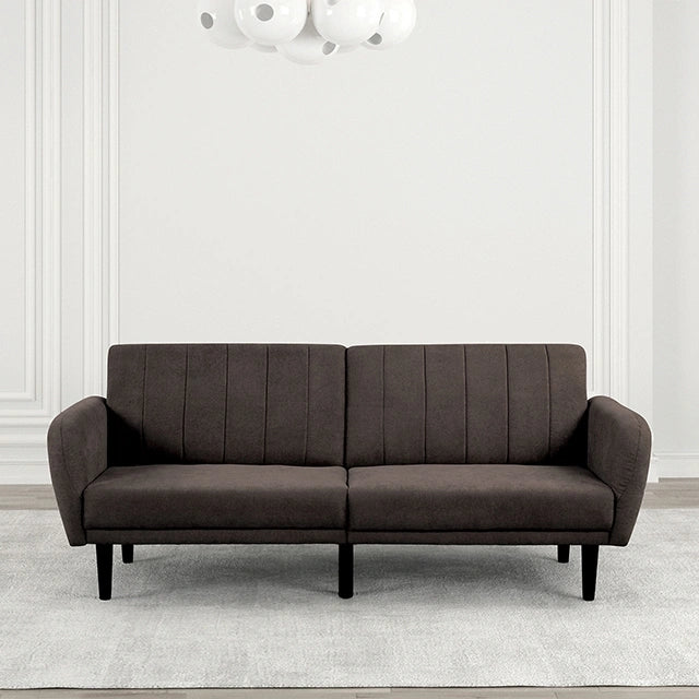 Aristide Futon Sofa Grey & Brown