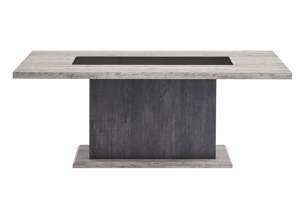 D8030 Dining Table with Storage Drawers and Storage Door