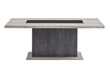 D8030 Dining Table with Storage Drawers and Storage Door