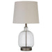 Costner Empire Table Lamp Beige and Clear image