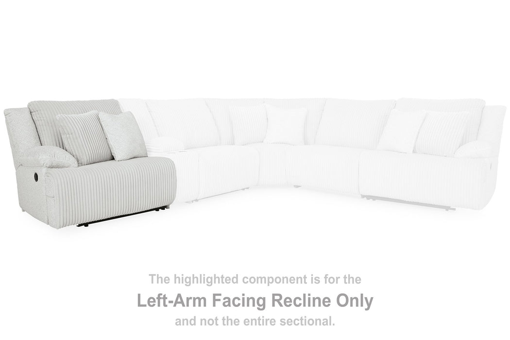 Top Tier Reclining Sectional with Chaise