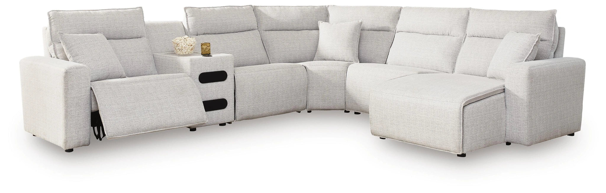 Modmax II Reclining Sectional with Chaise and Audio Console