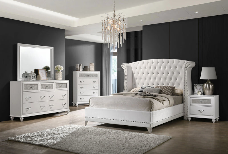 Barzini Wingback Platform Bed