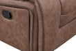 U2250 Brown Reclining Sofa/Console Reclining Loveseat