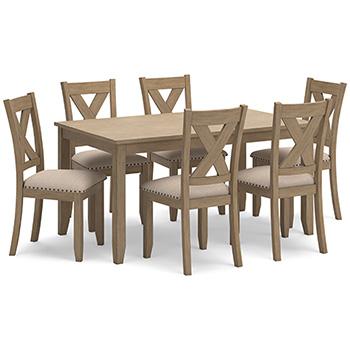 Sanbriar Dining Table and Chairs (Set of 7)