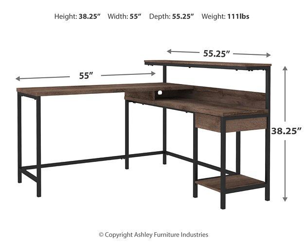 Arlenbry Home Office L-Desk with Storage