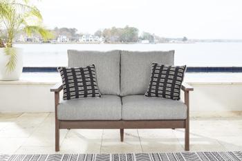 Emmeline Outdoor Loveseat with Cushion