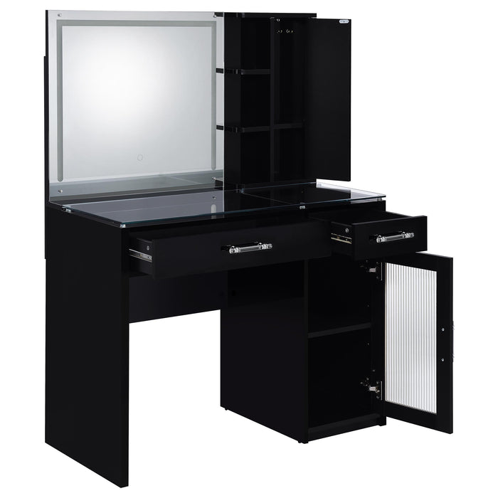 Flora 2-drawer Vanity Set with LED Mirror