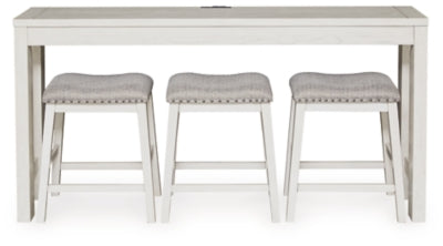 Robbinsdale Counter Height Dining Table and 3 Barstools Set