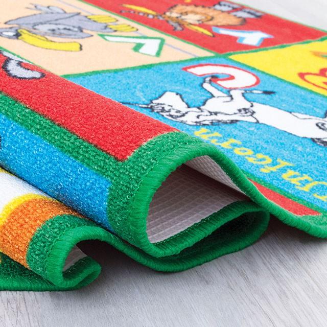 ABBEY Red & Multi 5' X 8' Area Rug