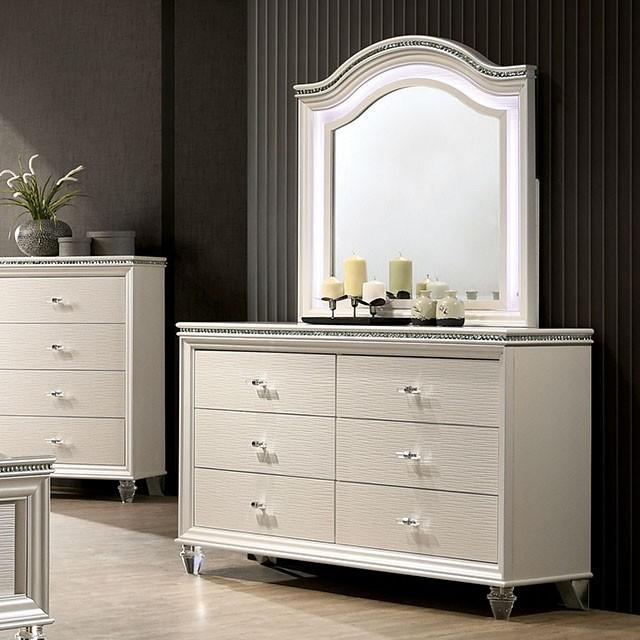 ALLIE Dresser Beige & Rose Gold