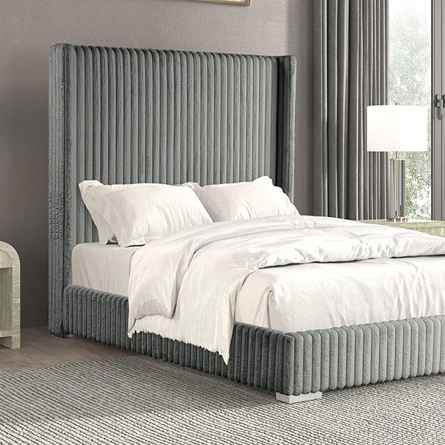 Cadwell Bed Black, Grey, Pink & White