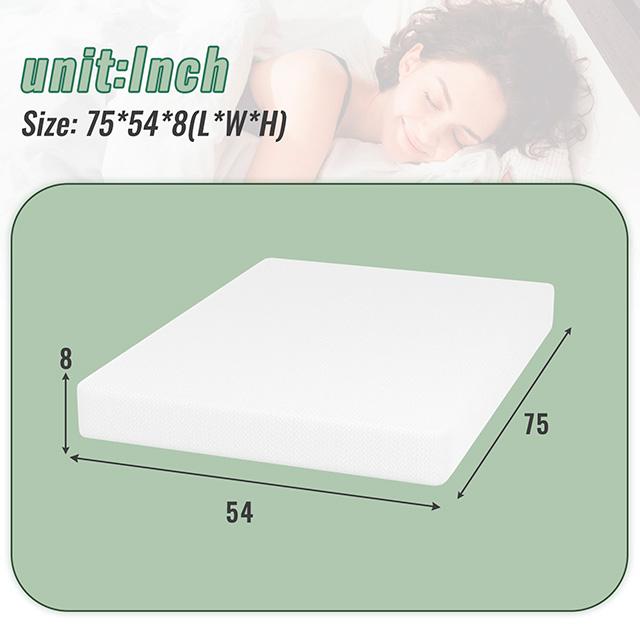 Coreopsis 8" Memory Foam Wave Comfort
