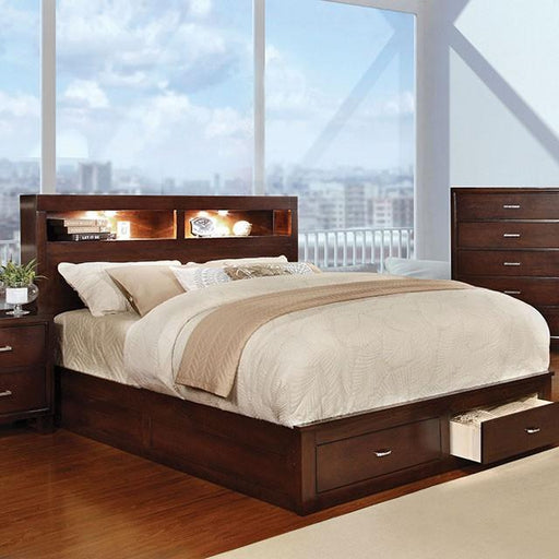 GERICO II Cal.King Bed, Brown Cherry image