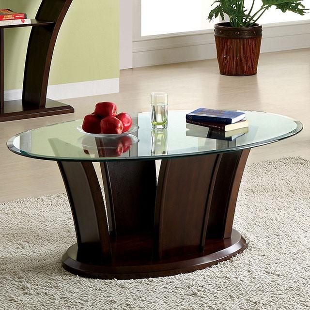 MANHATTAN IV Brown Cherry Coffee Table, Brown Cherry image