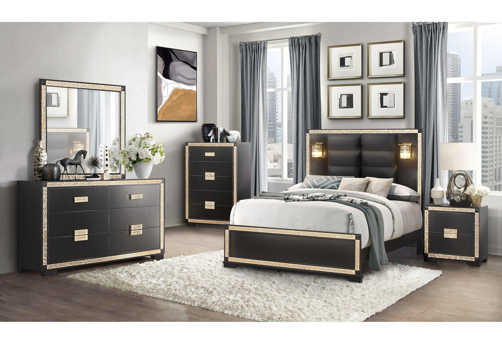BLAKE-BLACK/GOLD-KB DR MR 2 NS CH