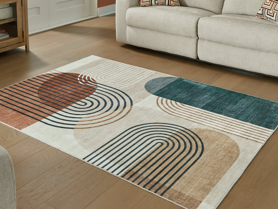 Farrendale Washable Area Rug