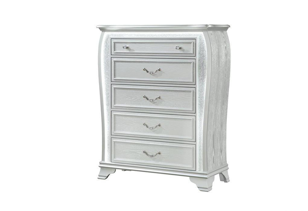 Aria Silver Chest with LED