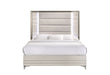 Zambrano White Bed with LED